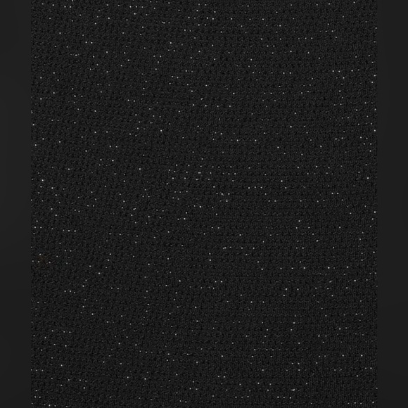 AllSaints Delta Shimmer Off the Shoulder Long Sleeve Midi Dress Black size 2 - Picture 4 of 10